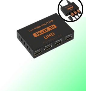 Splitter Chaveador 1X4 saídas 4k
