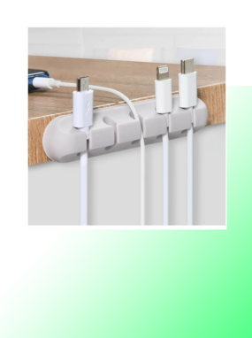 Clipe De Mesa Organizador De Cabos Para Gerenciamento De Cabos